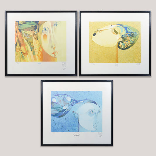 JORDI ALUMÀ MASVIDAL - Three Framed Lithographs