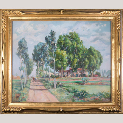 Impressionist Landscape - Signed "Marià" - Modern Decorative