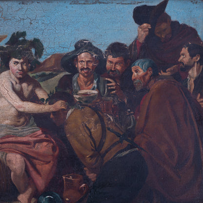 After Diego Rodriguez de Silva y Velasquez - Oil on panel