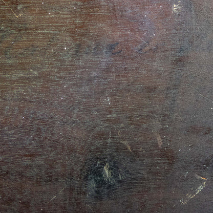 Landscape with Shepherd and Sheep – 19th Century Oil on Panel