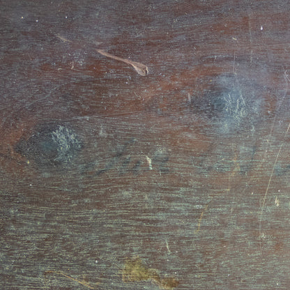 Landscape with Shepherd and Sheep – 19th Century Oil on Panel