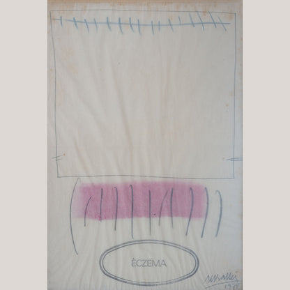 Éczema – Signed Mixed Media Abstract Work