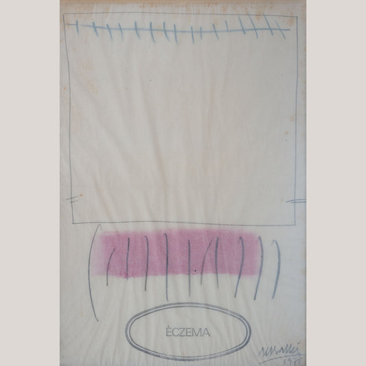 Éczema – Signed Mixed Media Abstract Work