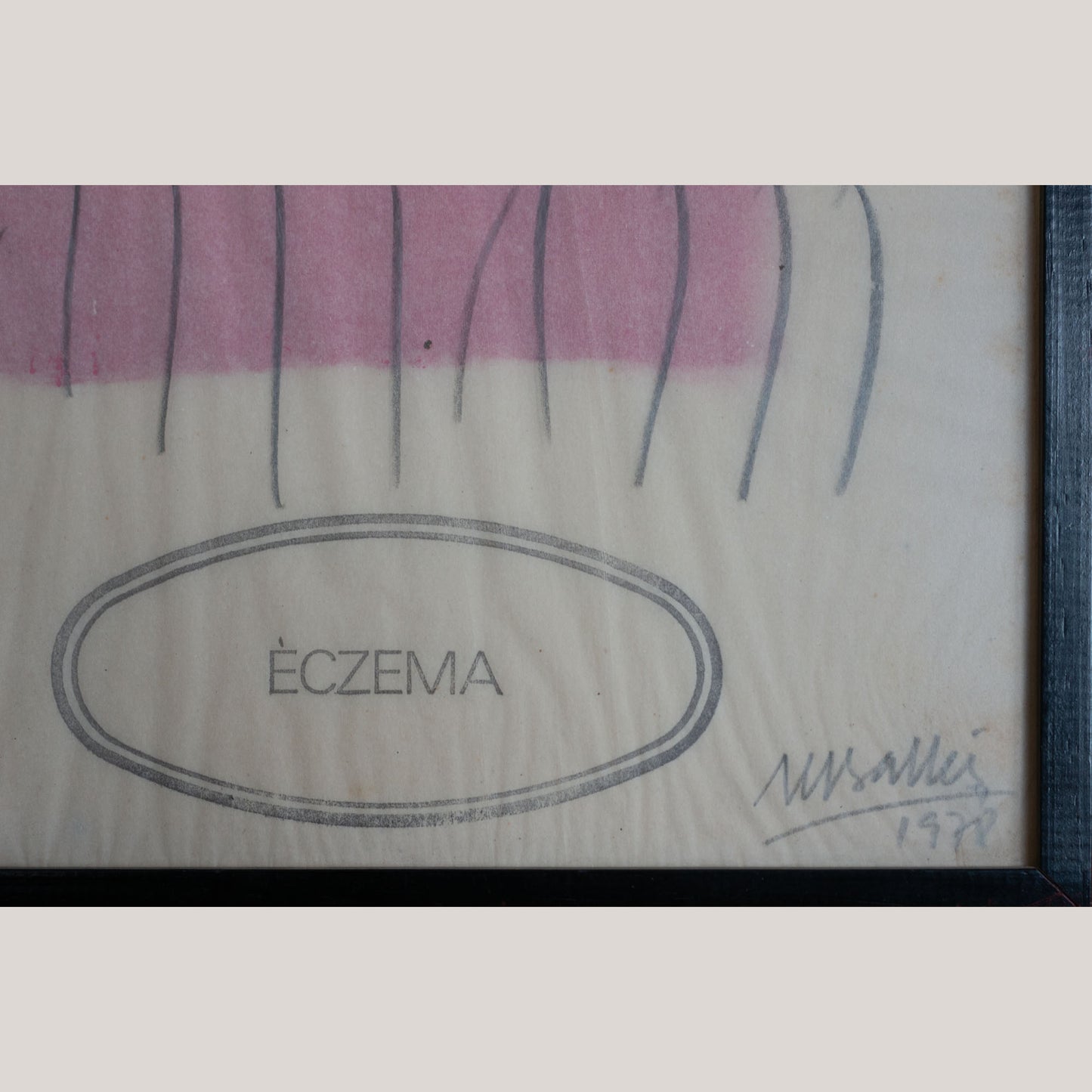 Éczema – Signed Mixed Media Abstract Work