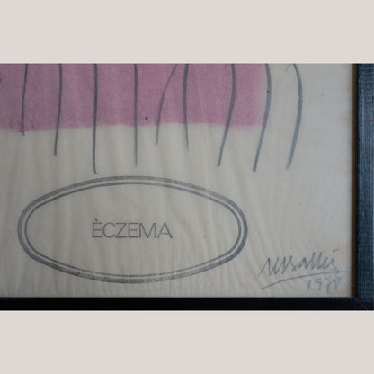 Éczema – Signed Mixed Media Abstract Work