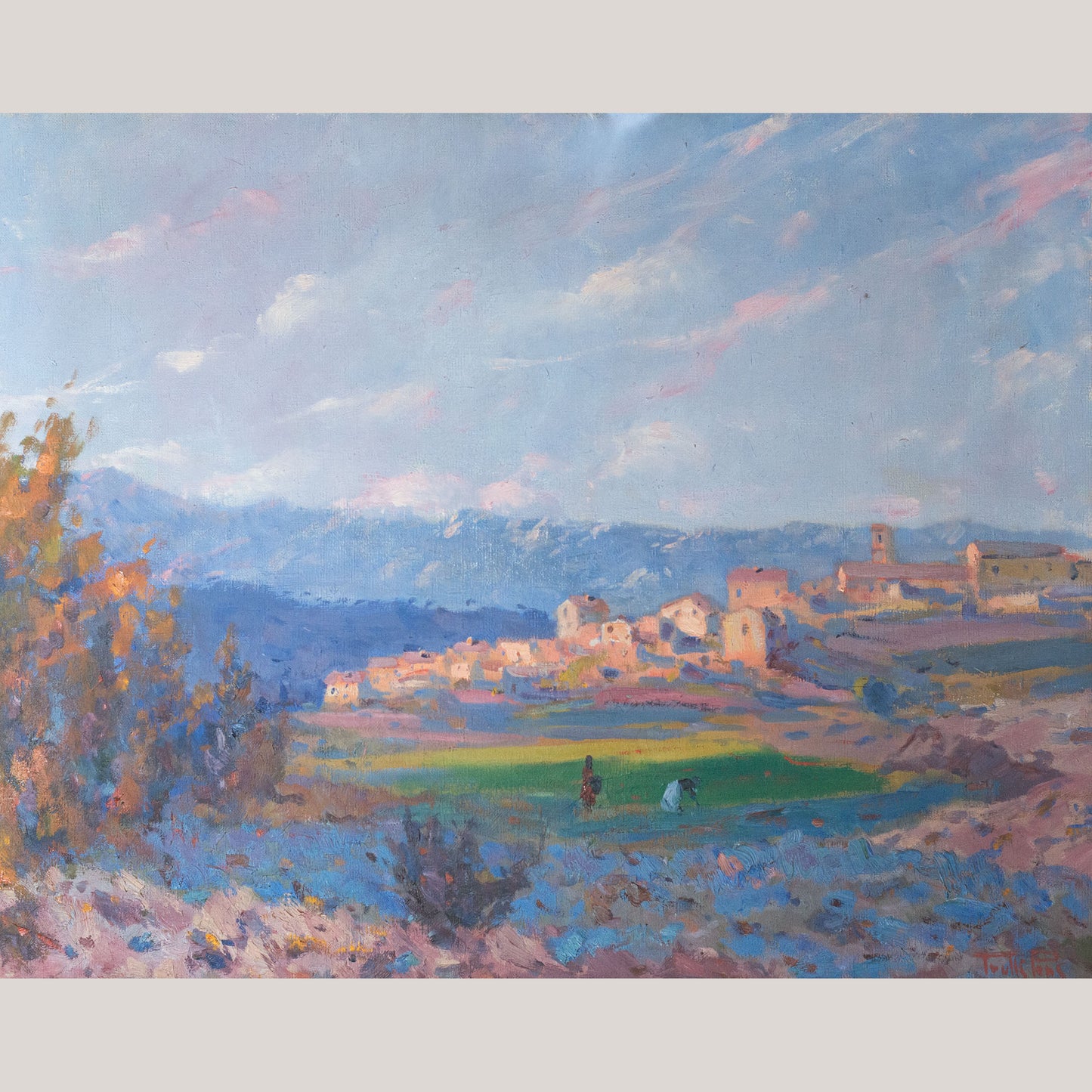 Impressionist Rural Catalan Landscape by Ramon Trulls Pons