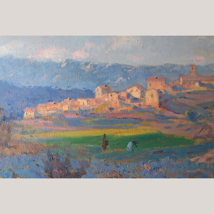 Impressionist Rural Catalan Landscape by Ramon Trulls Pons