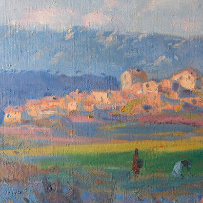 Impressionist Rural Catalan Landscape by Ramon Trulls Pons