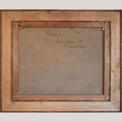 The Seine and the Institut de France, Paris – Labelled “E.G. Benito” -  Follower - Albert Marquet