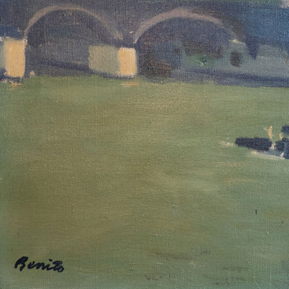 The Seine and the Institut de France, Paris – Labelled “E.G. Benito” -  Follower - Albert Marquet