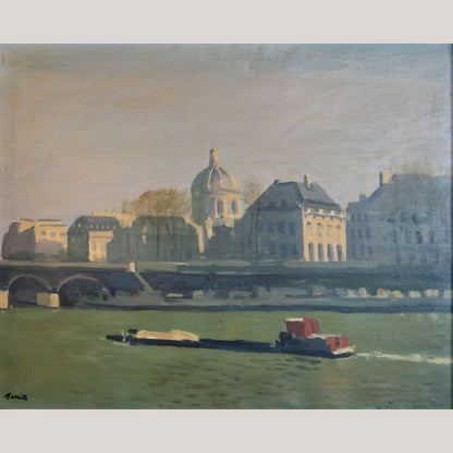 The Seine and the Institut de France, Paris – Labelled “E.G. Benito” -  Follower - Albert Marquet