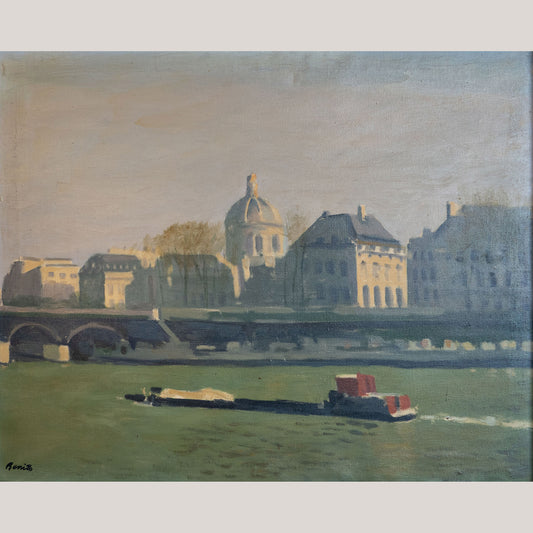 The Seine and the Institut de France, Paris – Labelled “E.G. Benito” -  Follower - Albert Marquet