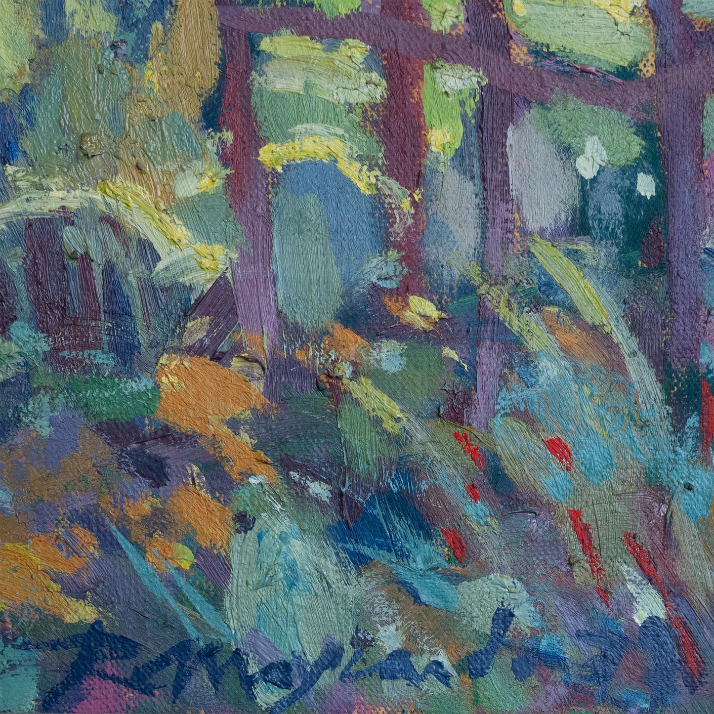 Mediterranean Village Scene – Ramón Moscardó – Original Oil on Canvas