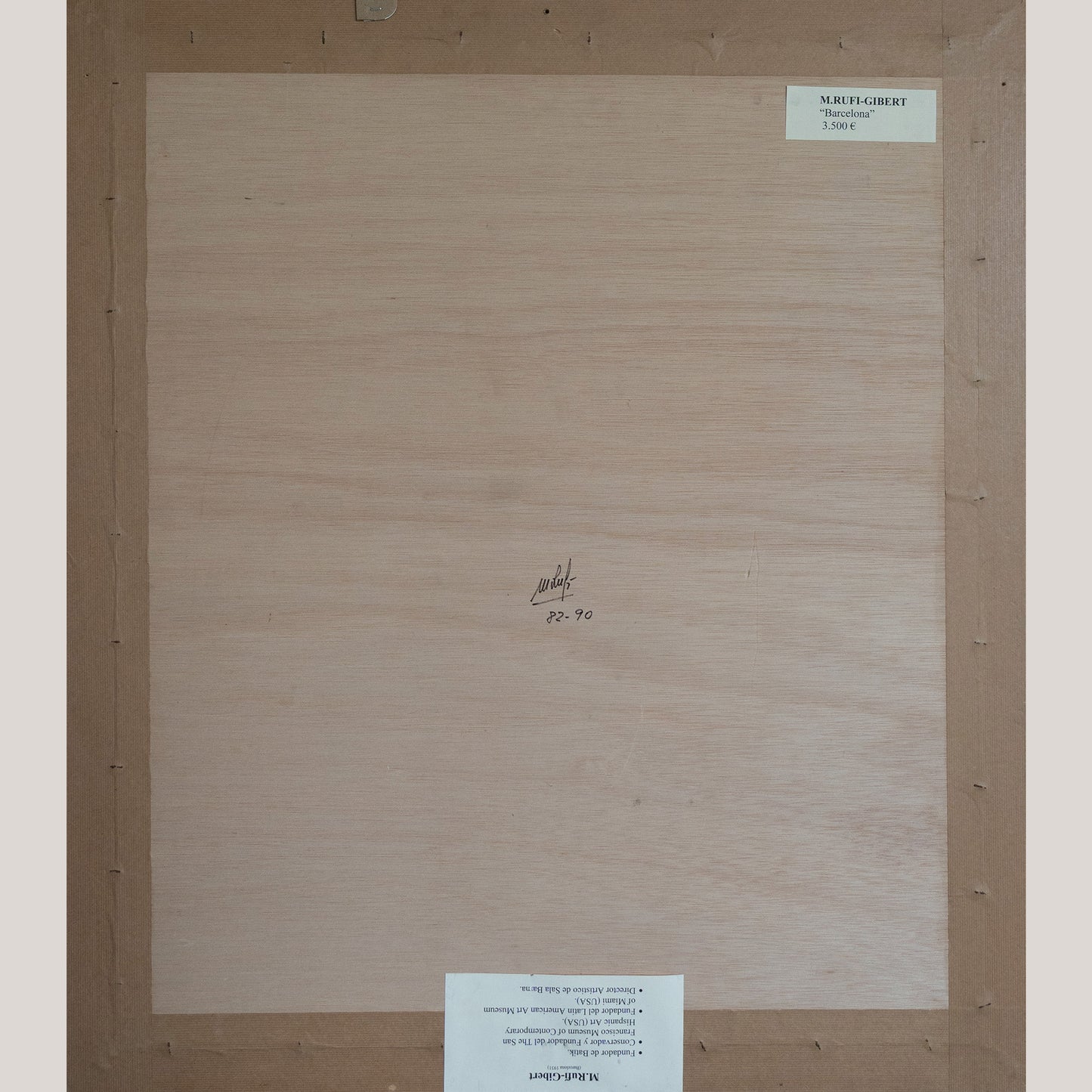 Geometric Abstraction Panel by Manuel Rufi Gibert