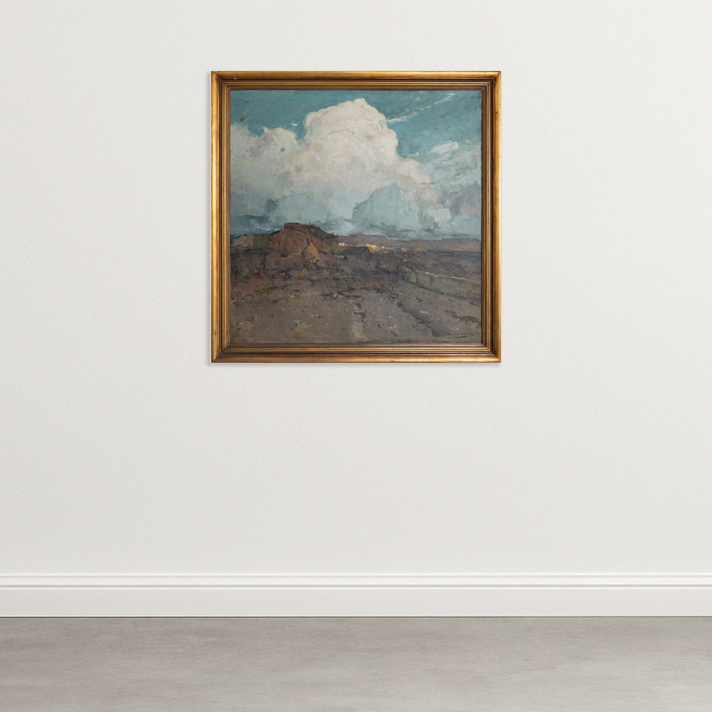 Catalan Landscape with Sky by Andreu Bosch i Canals (c.1920s)