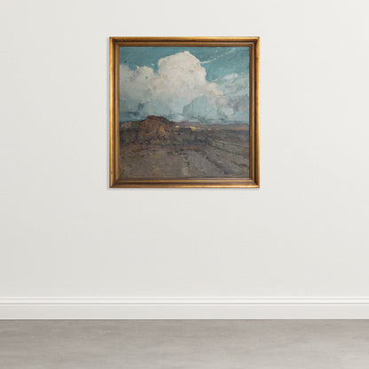 Catalan Landscape with Sky by Andreu Bosch i Canals (c.1920s)