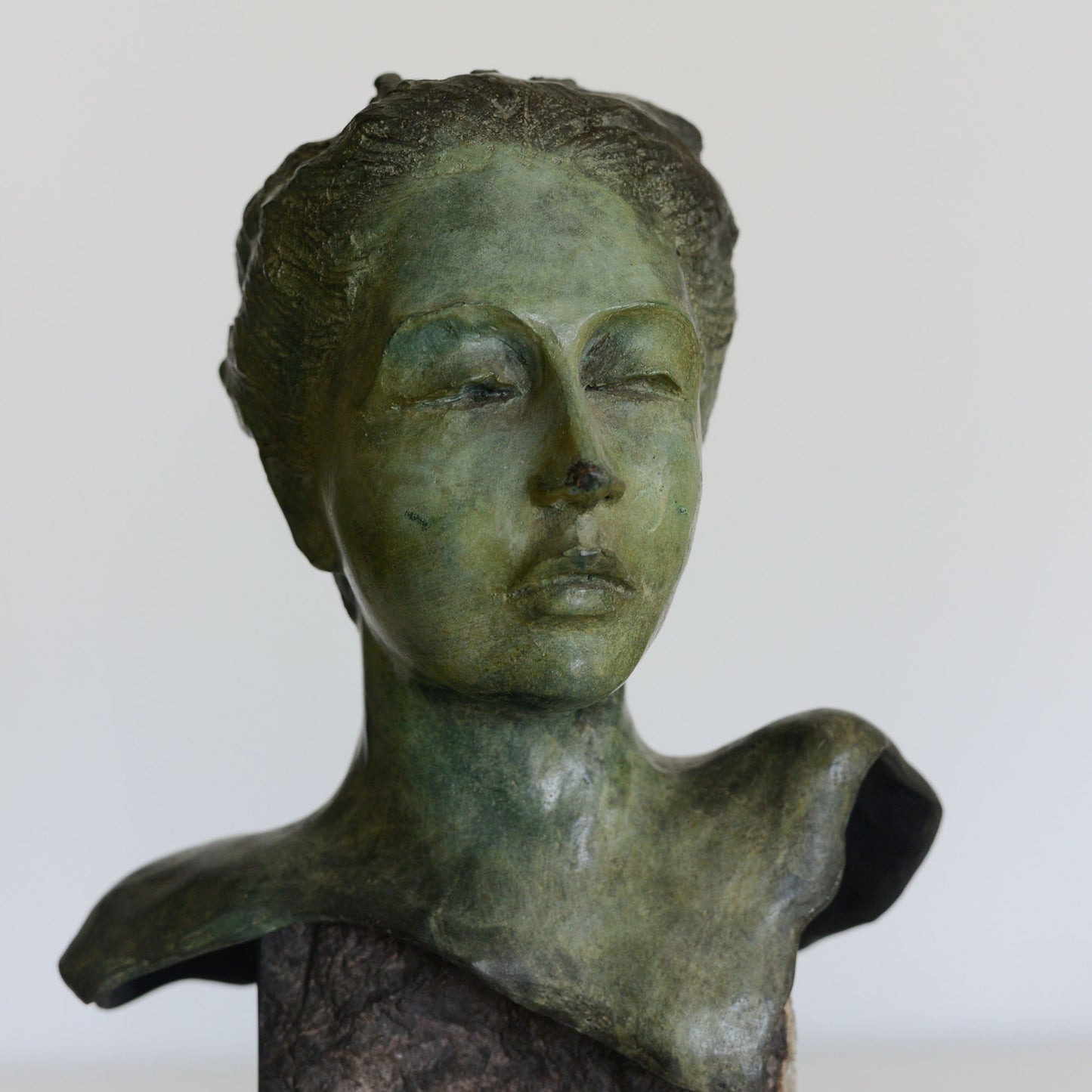 Female Bronze Bust - Signed and numbered
