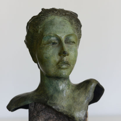 Female Bronze Bust - Signed and numbered