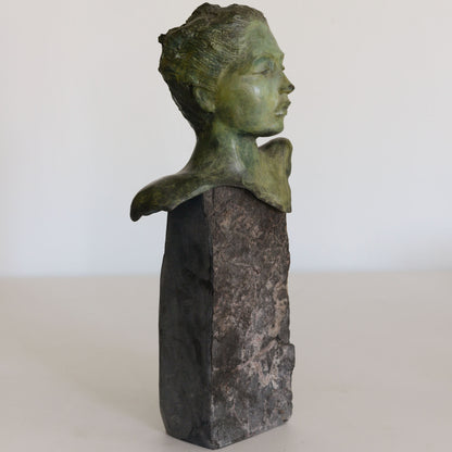 Female Bronze Bust - Signed and numbered