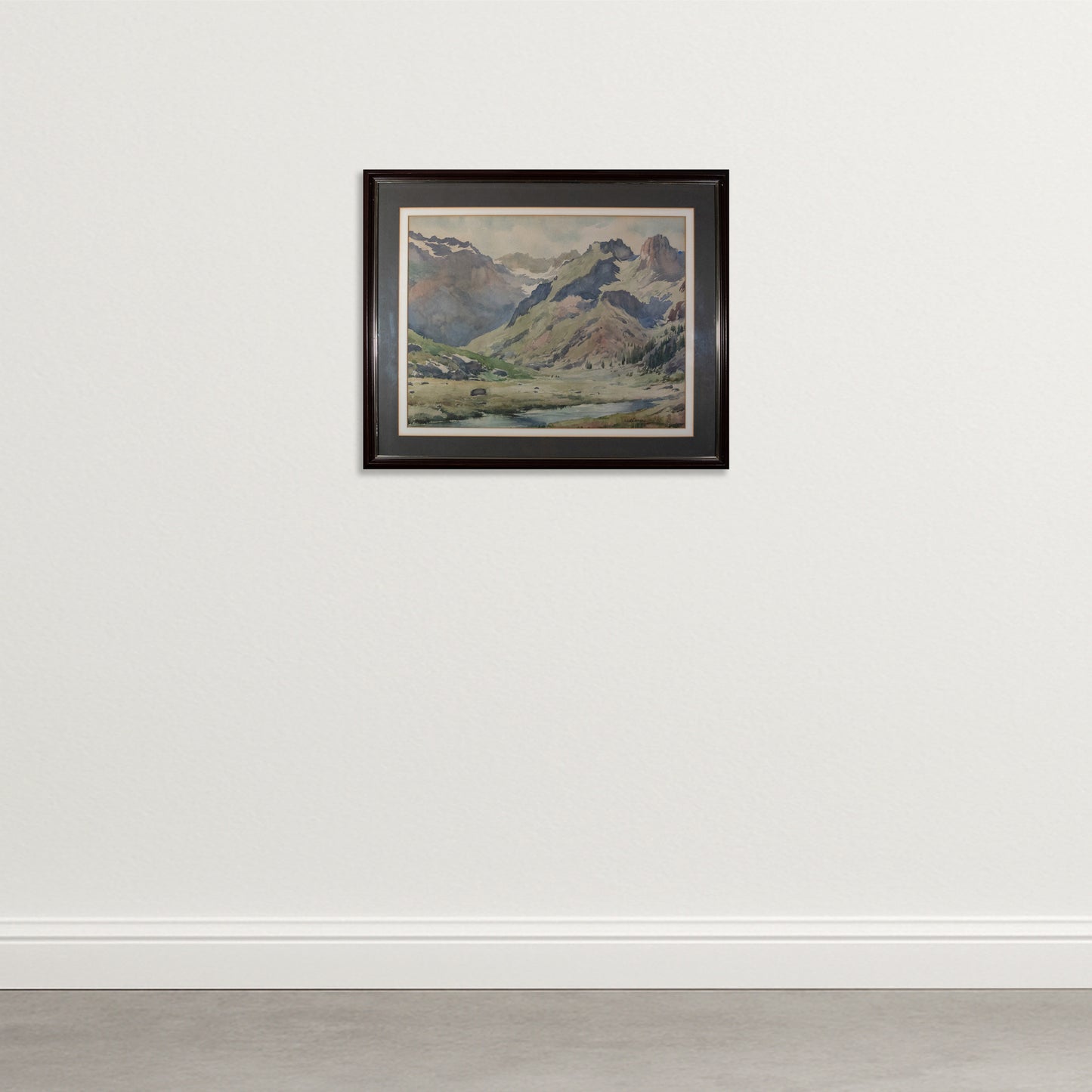 Mountain Landscape with Alpine Stream – Lluís Lleó Arnau