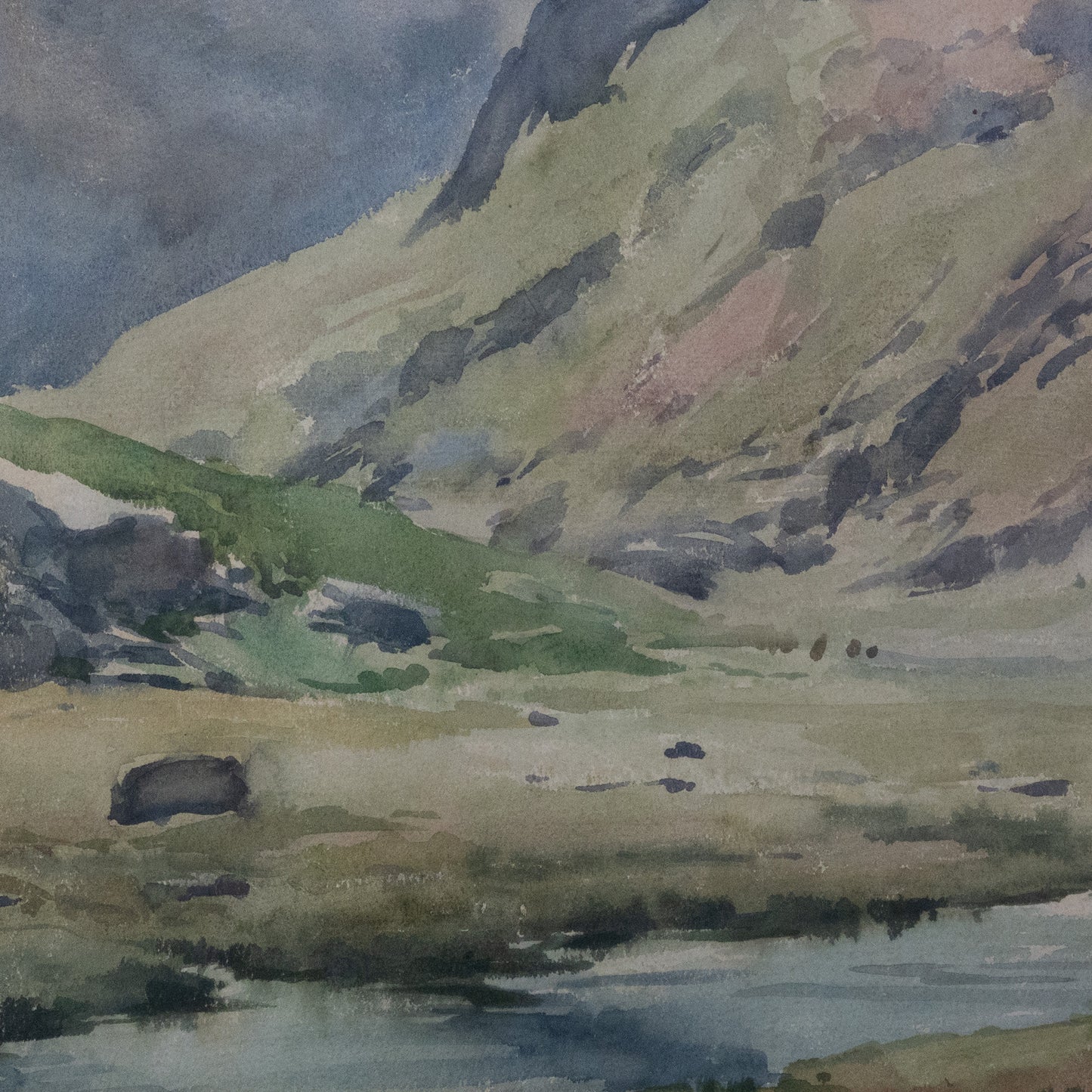 Mountain Landscape with Alpine Stream – Lluís Lleó Arnau