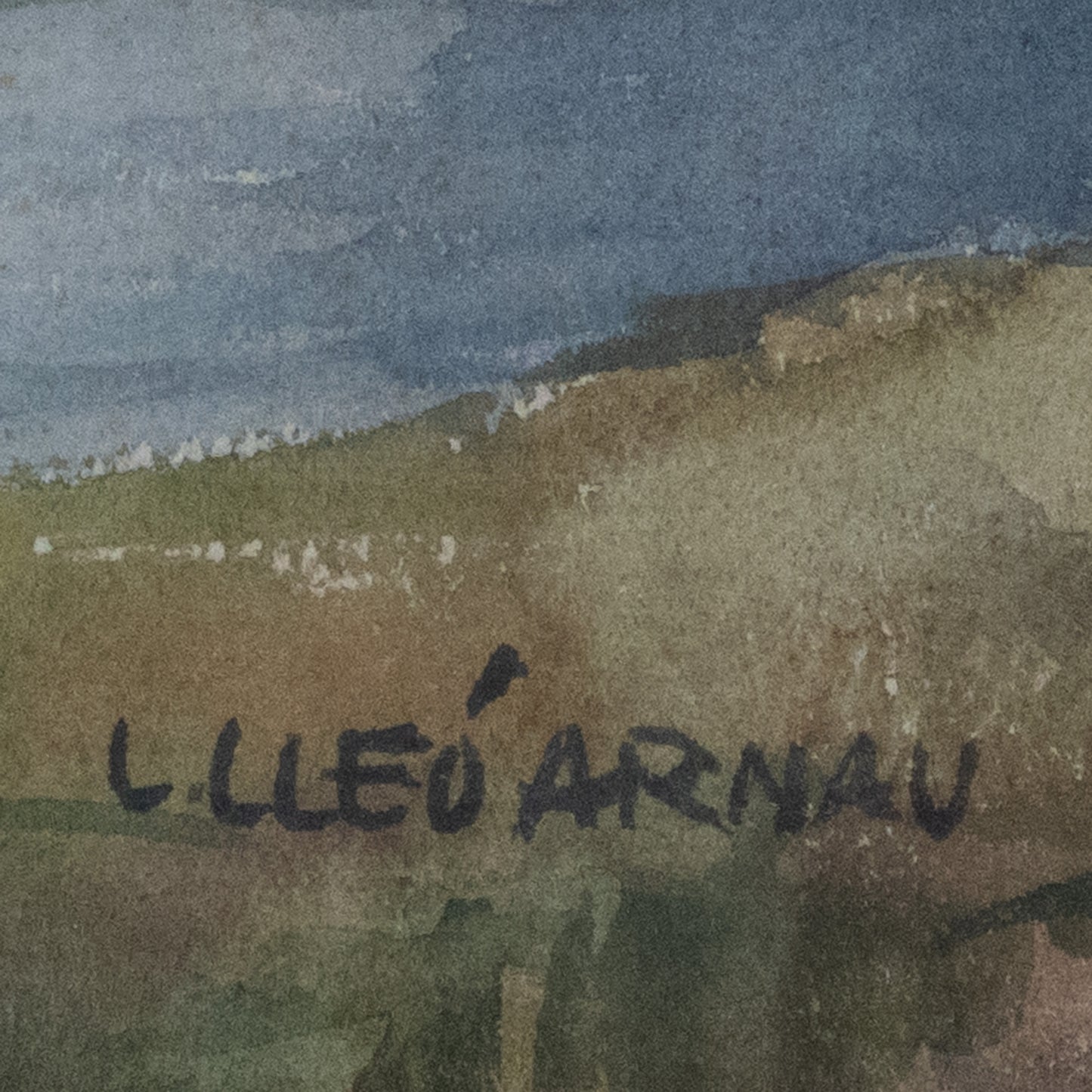 Mountain Landscape with Alpine Stream – Lluís Lleó Arnau
