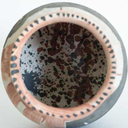 Large Abstract Signed Studio Pottery Vase