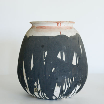 Large Abstract Signed Studio Pottery Vase