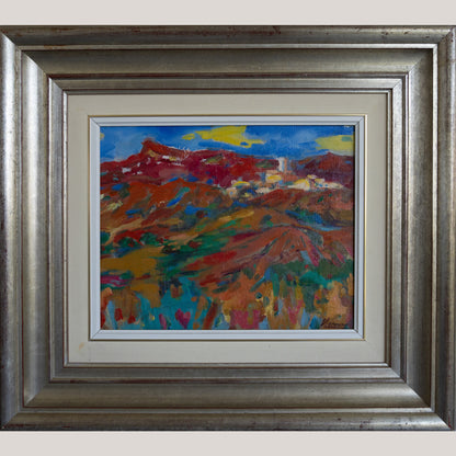 Fauvist landscape – 19th Century Oil on Canvas