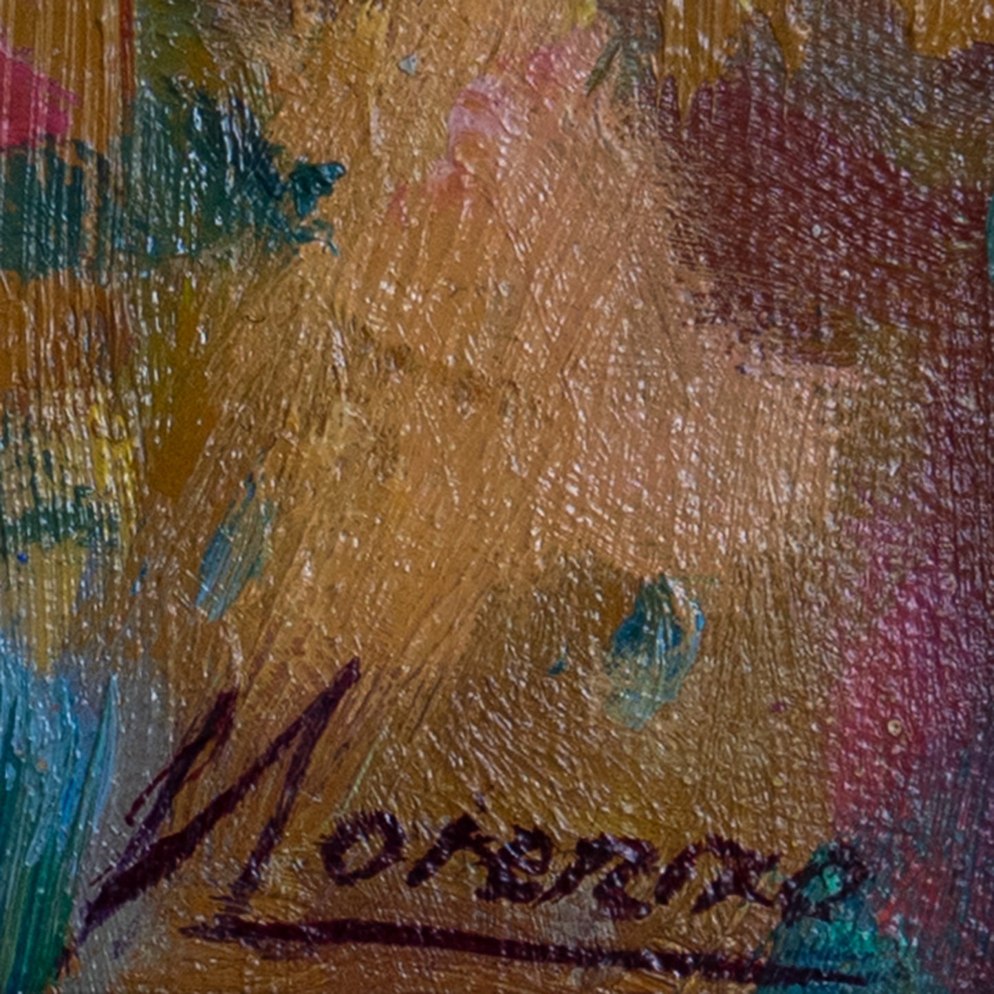 Fauvist landscape – 19th Century Oil on Canvas