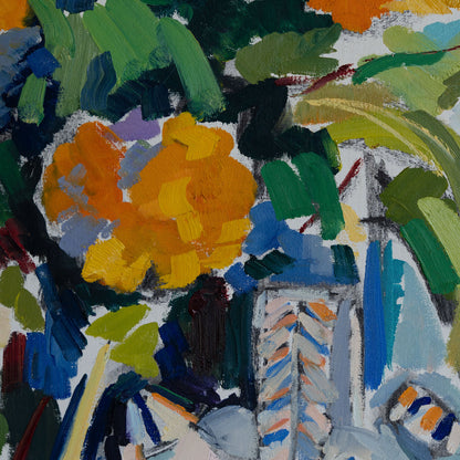 Still Life with Orange Blossoms – Original Oil Painting