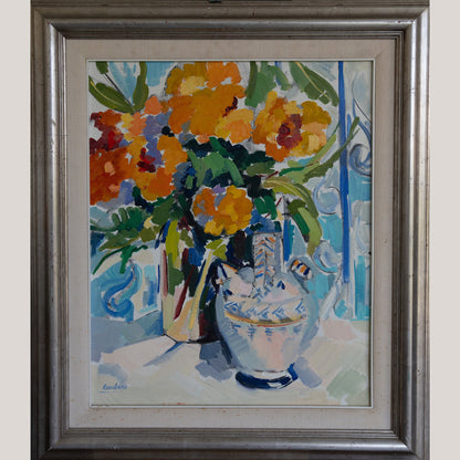 Still Life with Orange Blossoms – Original Oil Painting