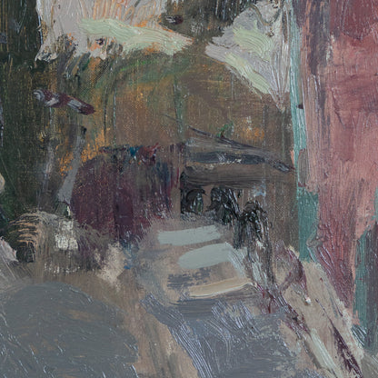 Expressive Study Church Exterior -  Gloria Muñoz (b.1949)