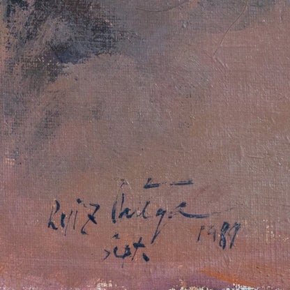 Pair of Still Life Paintings - Oil Studies Teacups and Pots – Signed and Dated