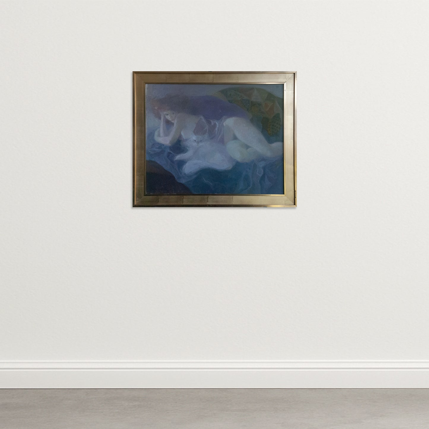 Female Figure with Cat – Emilia Castañeda Martínez