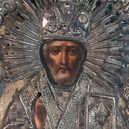 Set of Four Antique Eastern Orthodox Religious Icons | Modern Decorative