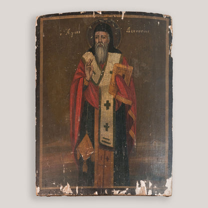Set of Four Antique Eastern Orthodox Religious Icons | Modern Decorative