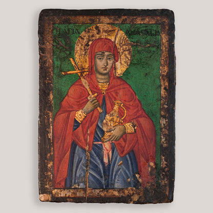 Set of Four Antique Eastern Orthodox Religious Icons | Modern Decorative