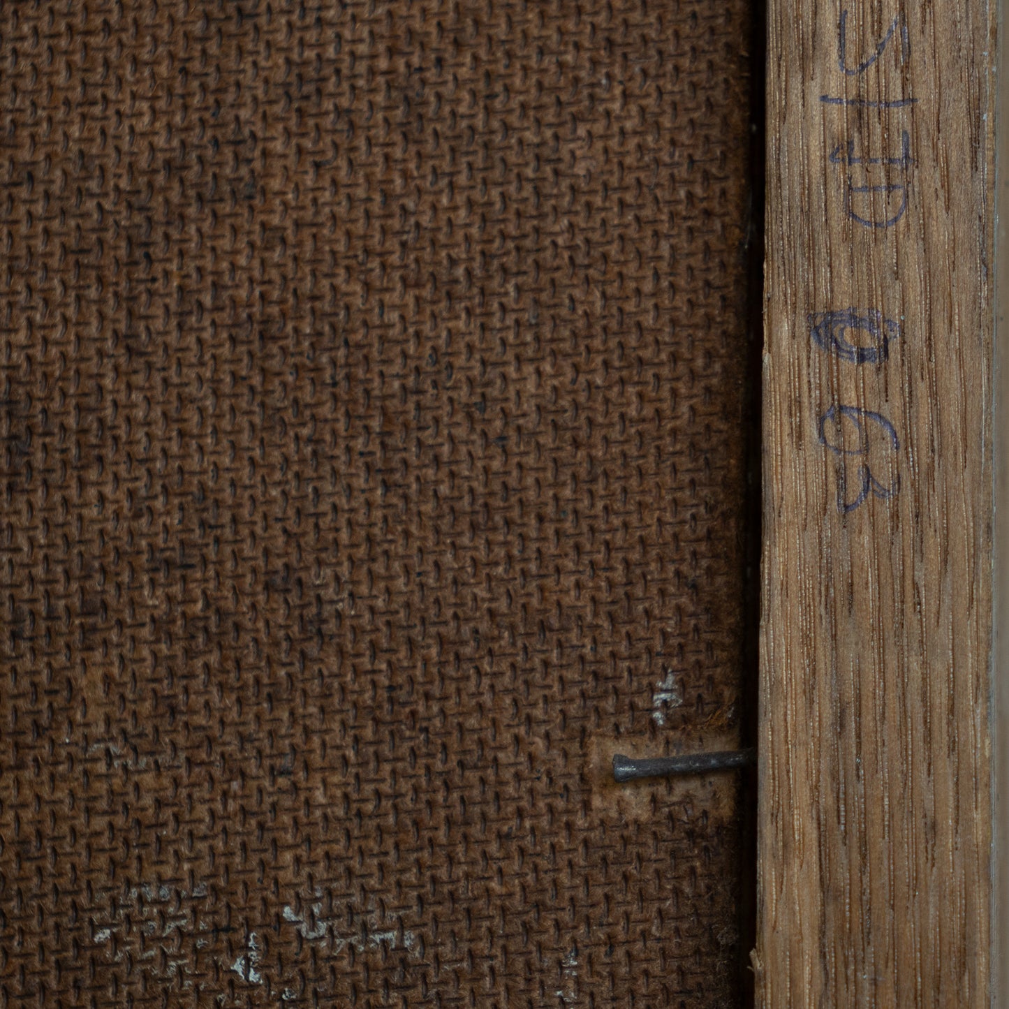 Large Abstract Oil Composition – Mid-20th Century - Signed Lita