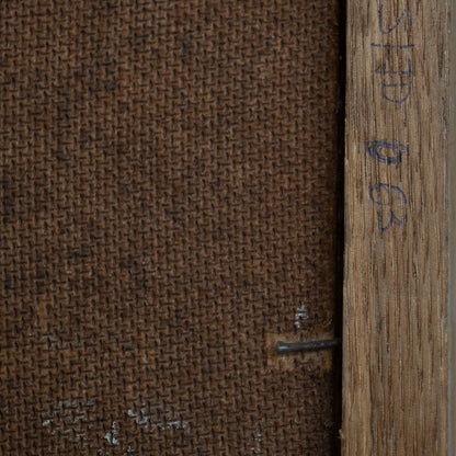 Large Abstract Oil Composition – Mid-20th Century - Signed Lita