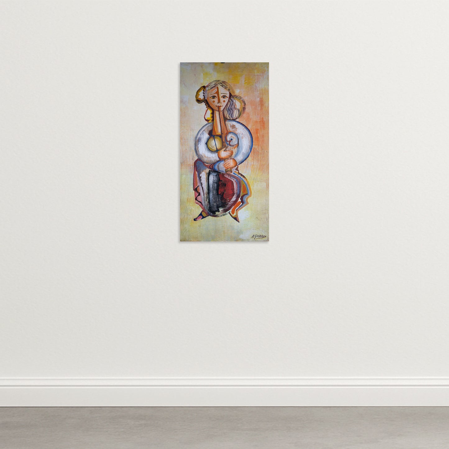 Woman with Flute by Alejandro Giner Marco