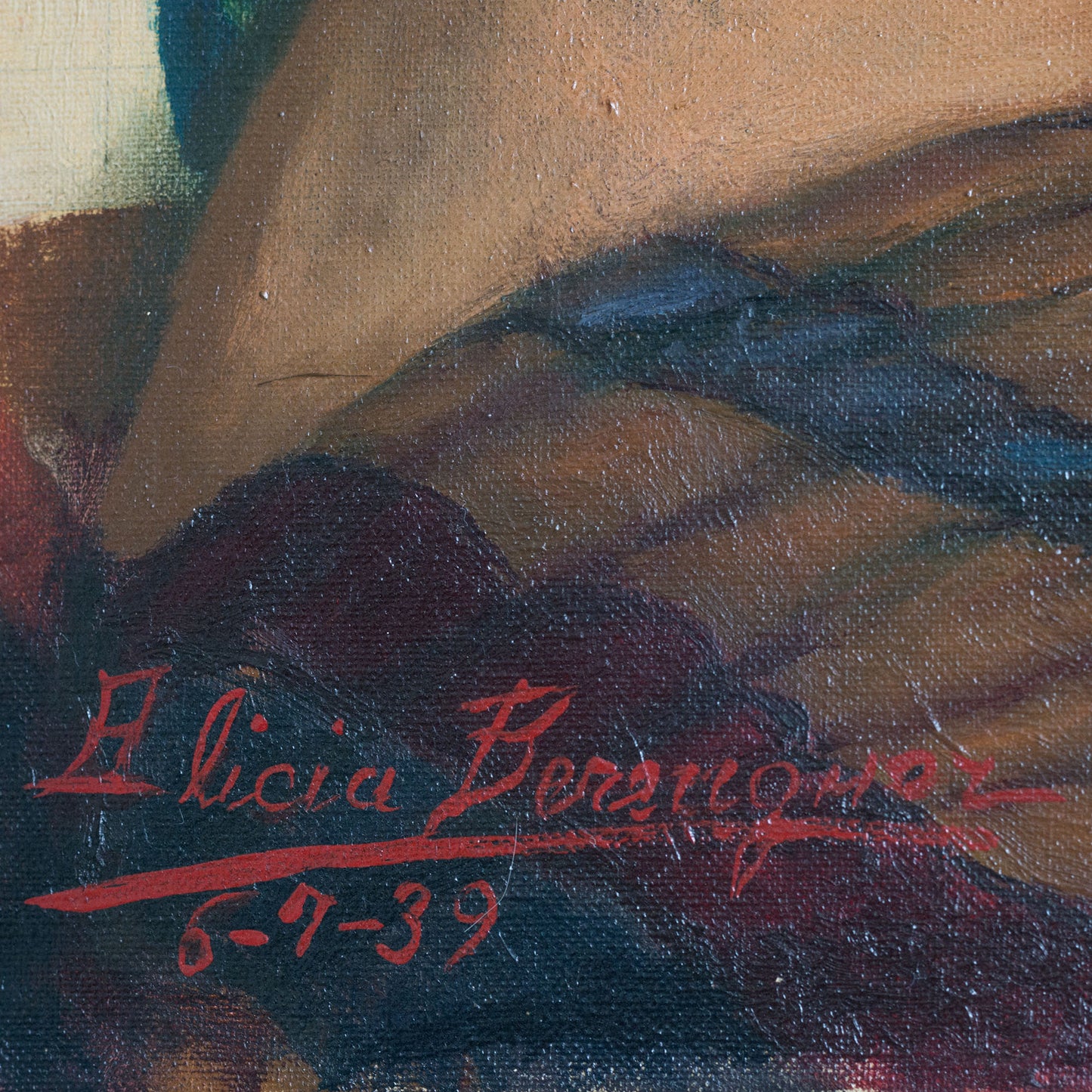 Portrait of a Seated Man by Alicia Berenguer