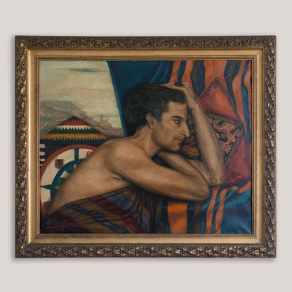 Portrait of a Seated Man by Alicia Berenguer