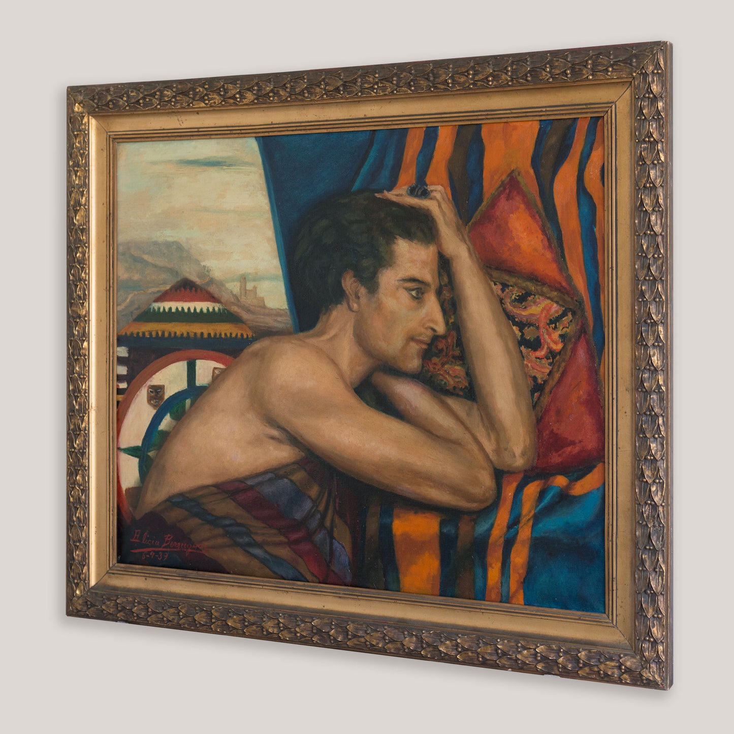 Portrait of a Seated Man by Alicia Berenguer