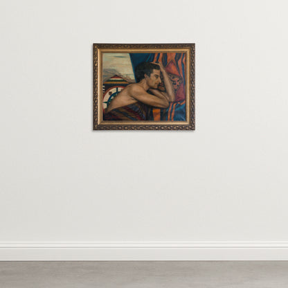 Portrait of a Seated Man by Alicia Berenguer