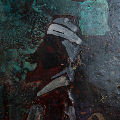 Symbolic Figure Composition – Circle of Hamed Nada (Egyptian, 1924–1990)