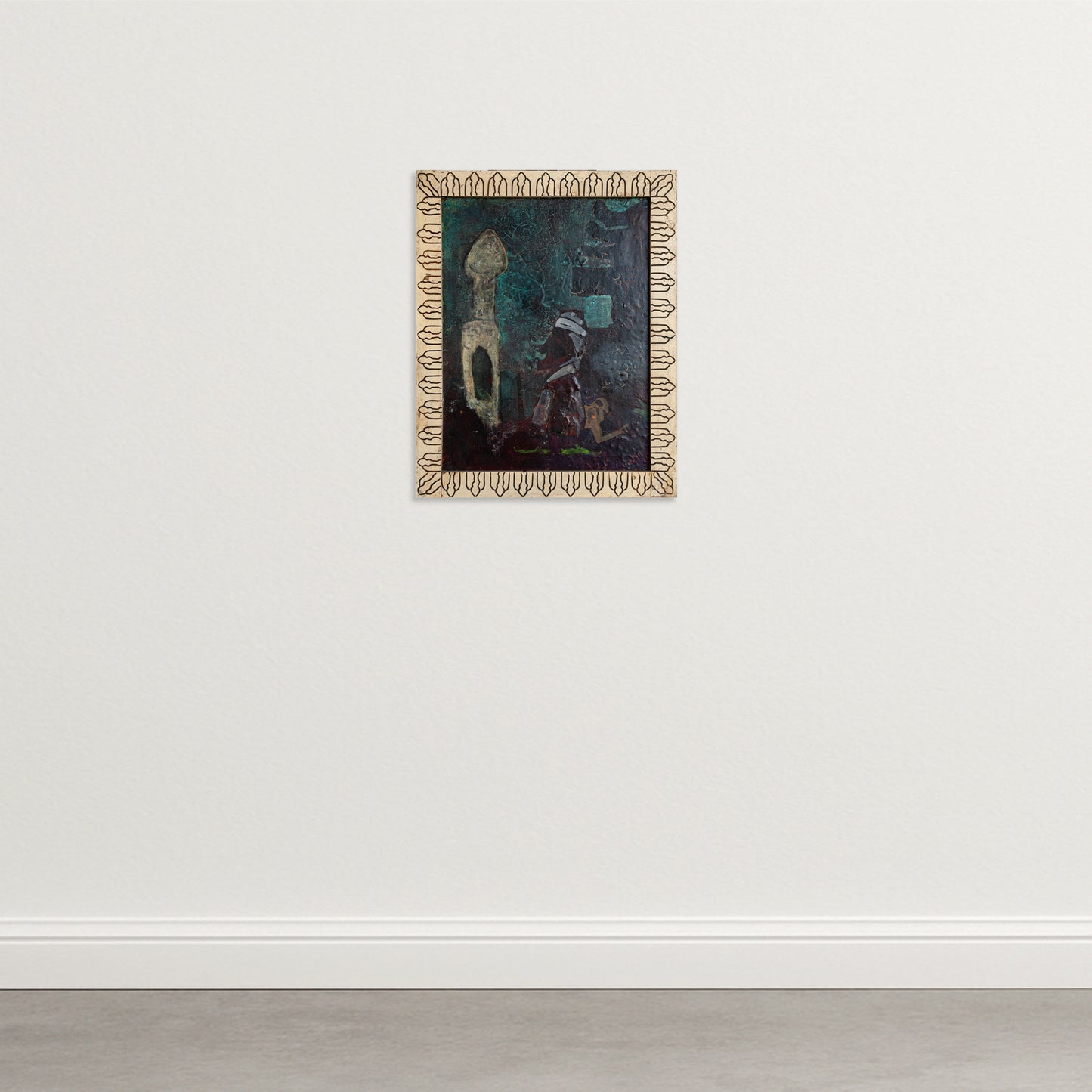 Symbolic Figure Composition – Circle of Hamed Nada (Egyptian, 1924–1990)
