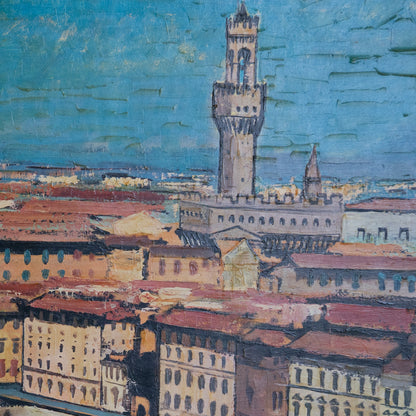 Florence by Federico Lloveras – Large Framed Oleograph