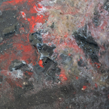 Abstract Expressionist Composition – Original Mixed Media on Canvas