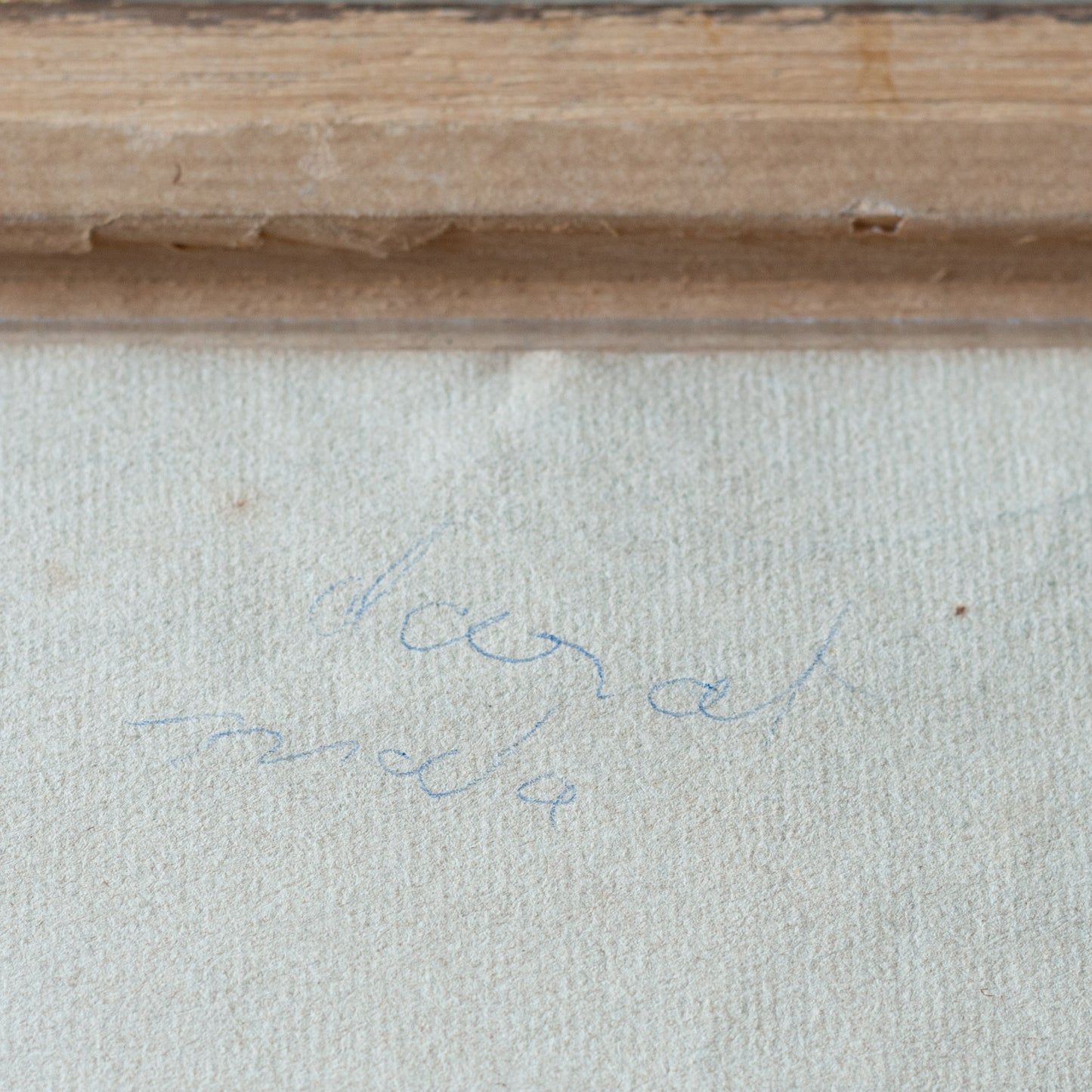 Male Nude Study – Artist Presently Unidentified